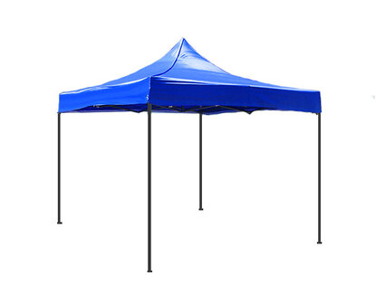 blauwe partytent