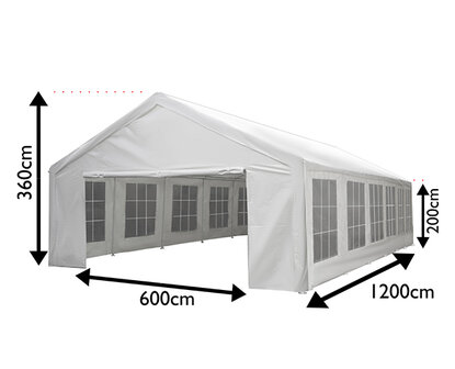 partytent maten