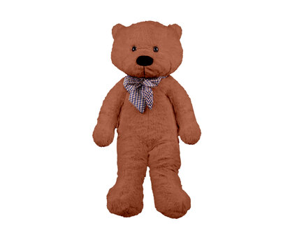 Grote knuffelbeer 100cm Donkerbruin teddybeer knuffel 