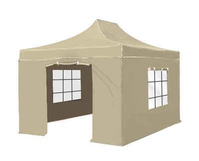 Easy up 3x4,5m geel luxe partytent