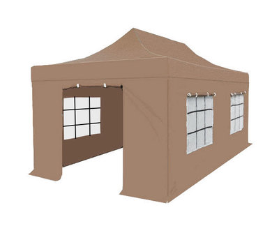 Easy up 3x6m taupe luxe partytent