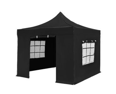 zwarte partytent